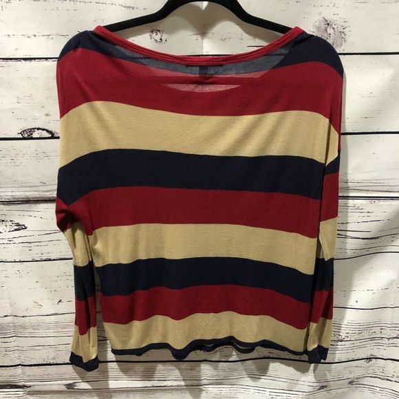 Soft Joie Long Sleeved Nautical Striped Top - Picture 2 of 8
